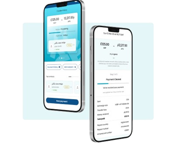 Phones With Blue Background